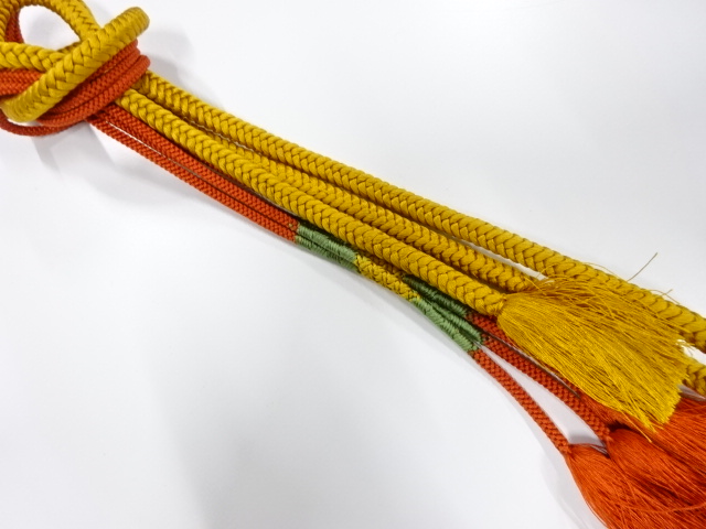 正絹　手組帯締め